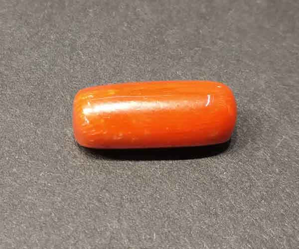 7.55ct red coral (capsule) - Italian - Rudradhyay