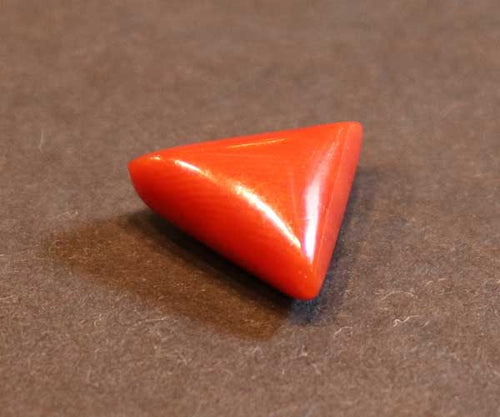 3.85ct Italian Red coral (मूंगा) 100% original lab certified - Rudradhyay