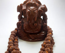 Load image into Gallery viewer, Ganesha Rudraksha mala (Indonesian beads) - Rudradhyay