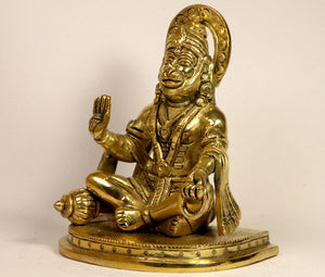 Hanumanji Pure Brass Idol