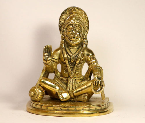 Hanumanji Pure Brass Idol