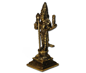 Karthikey(Murugan) pure antique brass idol - Rudradhyay