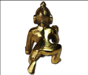 Laddu Gopal pure brass idol - Rudradhyay