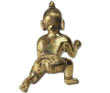 Load image into Gallery viewer, Laddu Gopal Brass Idol - Rudradhyay