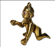 Load image into Gallery viewer, Laddu Gopal pure brass idol - Rudradhyay