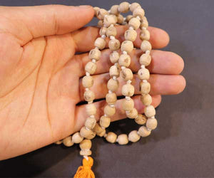 108+1 beads Tulsi mala (Spherical shape) - Rudradhyay