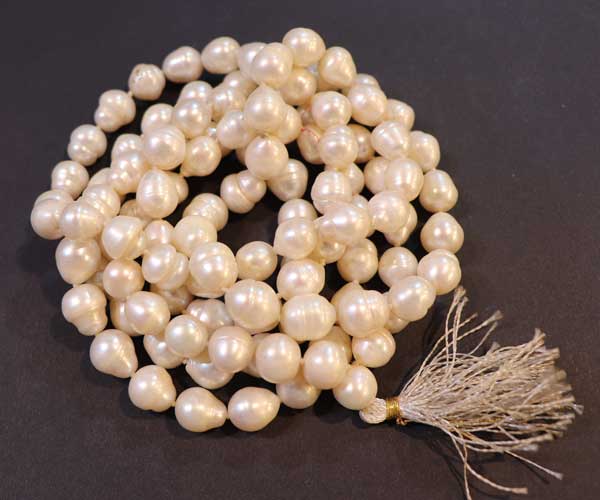 Large size Pearl(moti) Mala - Rudradhyay