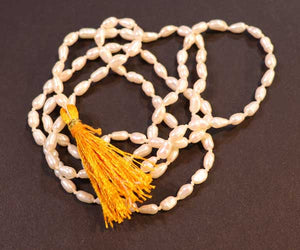 Original Pearl(Moti) mala - Small size - Rudradhyay