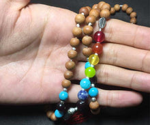 Load image into Gallery viewer, 7 chakra mala for mind, body healing - Rudradhyay