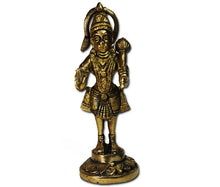 Load image into Gallery viewer, Lord Hanumana pure antique brass idol - Rudradhyay