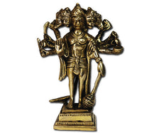 Load image into Gallery viewer, Panchmukhi Hanumana pure brass idol - Rudradhyay