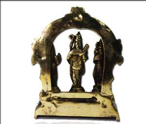 Ram Darbar pure antique brass idol - Rudradhyay