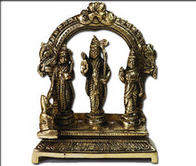 Load image into Gallery viewer, Ram Darbar pure antique brass idol - Rudradhyay