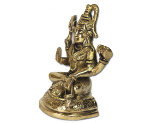 Lord Shiva's antique brass idol - Rudradhyay