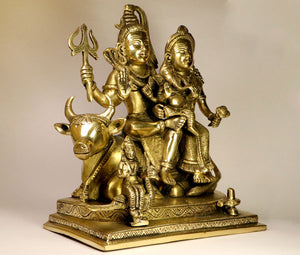 Shiv Parivar Pure Brass Idol(4.4kg)