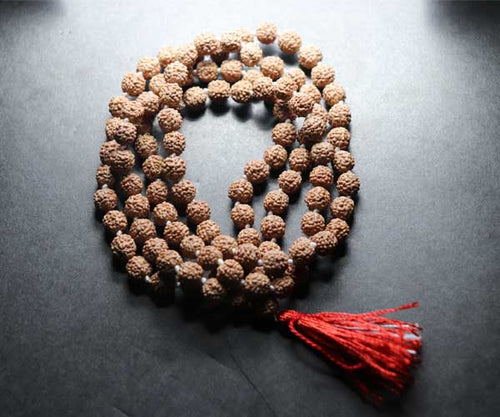 5 face rudraksha mala with 108+1 beads - Rudradhyay