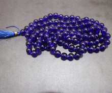 Load image into Gallery viewer, Blue stone mala with 108+1 beads - Rudradhyay
