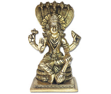 Load image into Gallery viewer, Lord Vishnu (Narayana) sitting on Sheshnag - Rudradhyay