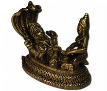 Load image into Gallery viewer, Laxmi Vishnu pure brass idol - Rudradhyay